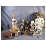 Ceramic Dolls & Collectible Pieces