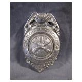 Local Leonardtown Metal Firefighter Badge