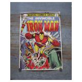 Vintage Iron Man Comic Book Styled Poster