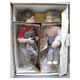 Vintage Hamilton Collection Porcelain Dolls in Box