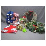 Assorted Lot of Holiday Home Decor