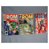 Lot of 3 ROM Comic Books #33 #49 #68