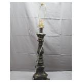 Black Varnished Lamp