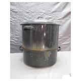 Enamelware Steam Pot