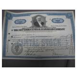 The New York Central Railroad Company Certificate