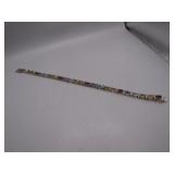 Beautiful Rainbow Sterling Silver Bracelet