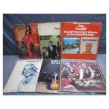 Assorted Vintage Country Vinyl Records