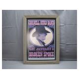 Cornell Hurd Band Show Poster in Barnwood Frame