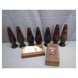 Vintage Brown Bottles w/ Michelob Coasters