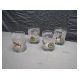 Four Maryland 350th Anniversary Glasses