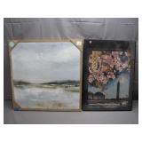 2 Pretty Canvas & Print Scenic Artwork