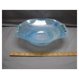 Alabaster Glass Art Centerpiece Console Bowl