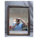 Antique Wooden Vanity Mirror