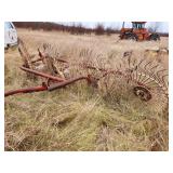 TOW BEHIND 4 WHEEL HAY RAKE