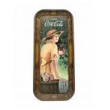 1916 Elaine Coca-Cola Tray 19" Long