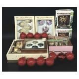 Box of Vintage Christmas Ornaments