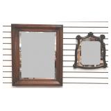 Two Mahogany Mirrors