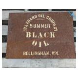 Standard Oil Sign - Black Oil