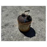 Vintage Shell 5 Gallon Oil Can