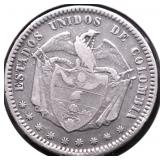 1867 COLUMBIA PESO VF