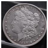 1889 O MORGAN DOLLAR XF