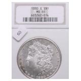 1880 S NGC MS65 MORGAN DOLLAR