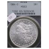 1904 O PCGS MS63 MORGAN DOLLAR