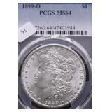 1899 O PCGS MS64 MORGAN DOLLAR