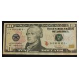 CH BU STAR 10 $ FEDERAL RESERVE NOTE