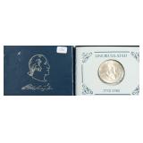 1982 D SILVER WASHINGTON HALF DOLLAR W BOX PAPERS