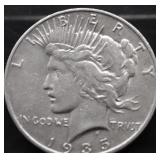 1935 S PEACE DOLLAR VF