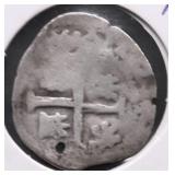 1574-89  BOLIVIA 1/2 REALS VG