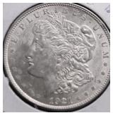 1921 MORGAN DOLLAR AU