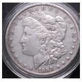 1889 MORGAN DOLLAR AU