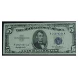 5 DOLLAR SILVER CERTIFICATE VF