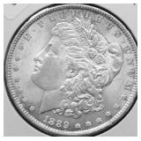 1889 CHOICE BU MORGAN DOLLAR