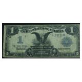 1899 1 $ SILVER CERTIFICATE F DATE LEFT