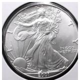 2001 SILVER EAGLE GEM