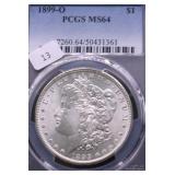 1899 O PCGS MS64 MORGAN DOLLAR