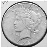 1926 S PEACE DOLLAR VF