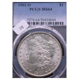 1901 O PCGS MS64 MORGAN DOLLAR