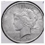 1922 PEACE DOLLAR AU