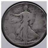 1917 WALKI G HALF DOLLAR VG