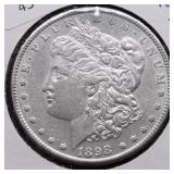 1898 S MORGAN DOLLAR AU