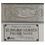 4 OZ .999 SILVER BAR W BOX  COA