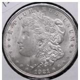 1921 CHOICE BU MORGAN DOLLAR