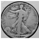 1923 S WALKING HALF DOLLAR VG