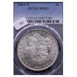 1884 O PCGS MS63 MORGAN DOLLAR