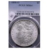 1898 O  PCGS MS64 MORGAN DOLLAR