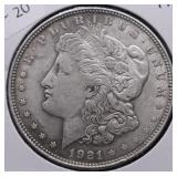 1921 MORGAN DOLLAR XF